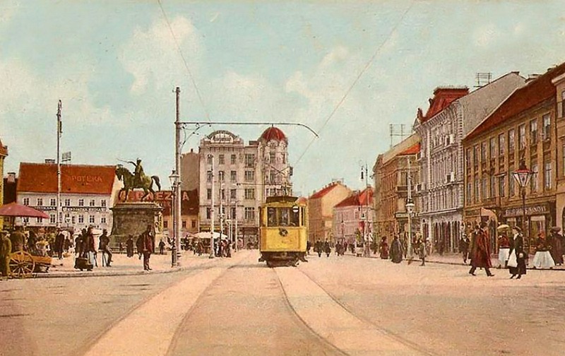 Trg bana Jelačića 1911. godine